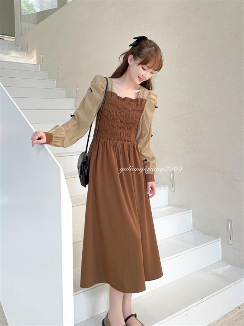 秋季新款连衣裙，女装连衣裙，雨恋依香(1F)
