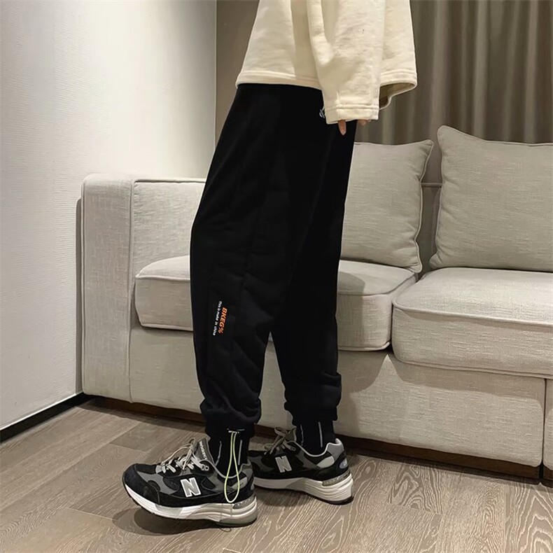 抽绳运动裤男韩版春季ins港风束脚宽松休闲裤子潮牌卫裤k099-p35,男装休闲裤,星座1008