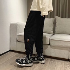 抽绳运动裤男韩版春季ins港风束脚宽松休闲裤子潮牌卫裤k099-p35，男装休闲裤，星座1008