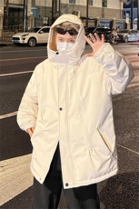 秋冬款加厚保暖连帽宽松棉衣机能风百搭棉服A061-AJ00492-特P75，男装夹克，电商A061