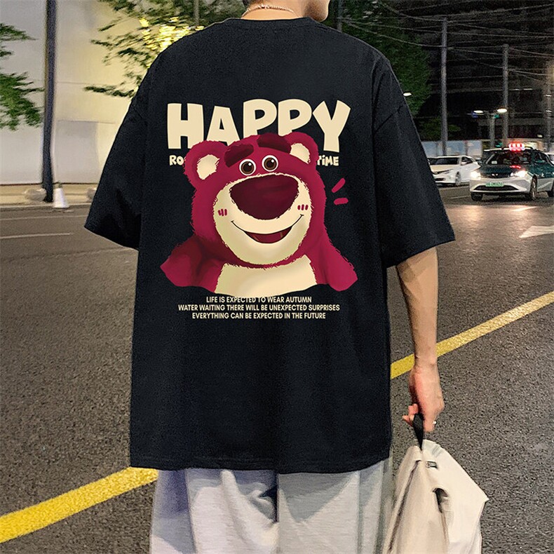 T678大码宽松纯棉运动圆领体恤衫oversize短袖T恤男重磅T,男装T恤,星座304A-1