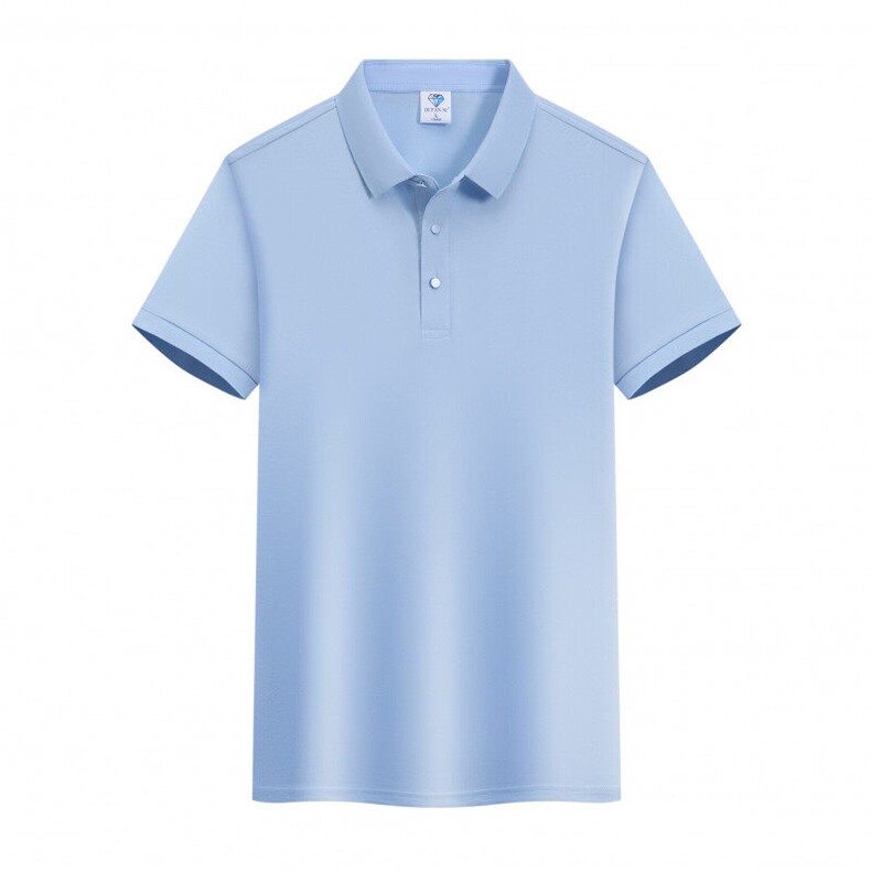2025春夏季200克冰丝POLO衫男女夏季短袖广告衫定制LOGOL665p43,男装Polo衫,星座1602B（原101B-1）