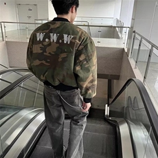 春秋季美式双两面穿迷彩飞行员夹克男短款棒球服Cleanfit外套潮牌，男装夹克，星座601-1