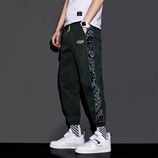 2023夏季新款潮牌修身束脚宽松九分裤韩版百搭休闲裤男K507-P28，男装休闲裤，星座512-2