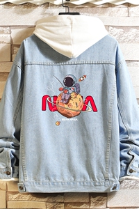 牛仔夹克男大码牛仔外套男茄克 NJ77287-P60图片