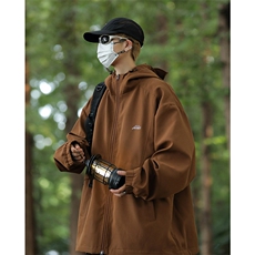 A816-P55户外山系复古连帽冲锋衣男2024春秋新款机能风夹克外套，男装夹克，星座512-6