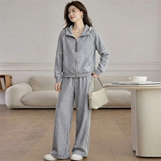 2026春装新款简约时尚休闲运动女装套装，女装套装/套裙，阿丹