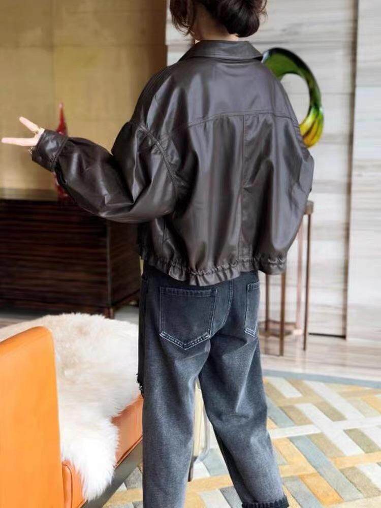 秋季皮衣，女装皮衣，卡薇尔