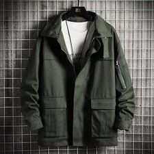 春秋季休闲工装夹克男士韩版宽松潮流百搭港风外套潮WT7781-P65，男装夹克，电商A128