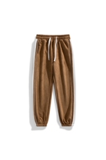 KP616P50港风反光条麂皮绒休闲裤男宽松拖地束脚裤卫裤，男装休闲裤，星座1204-3