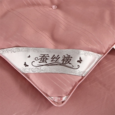 新款全棉缎条被公主豆沙色，被套/被芯，一起卖家纺