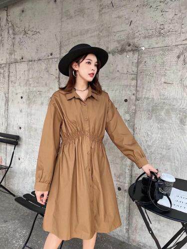 爱美欧秋装新款收腰连衣裙，女装连衣裙，爱美欧