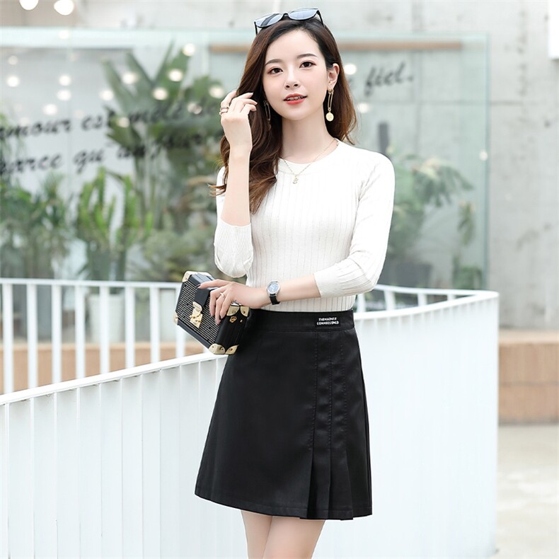 休闲时尚半身裙潮流舒适2022年春季个性长袖优雅,女装半身裙,臻衣坊