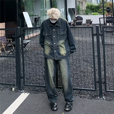 美式牛仔裤男款秋季长裤潮YT102P45外套YT101价格63，男装牛仔裤，星座1116-2