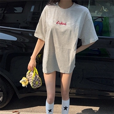 万针全刺绣工艺高品质260克双纱纯棉美式高街短袖T恤特P33，男装T恤，电商A486