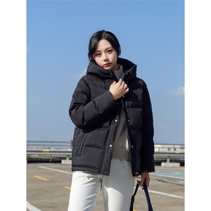8006#光版高品质手塞棉 宽松加厚面包服短款棉服外套图片
