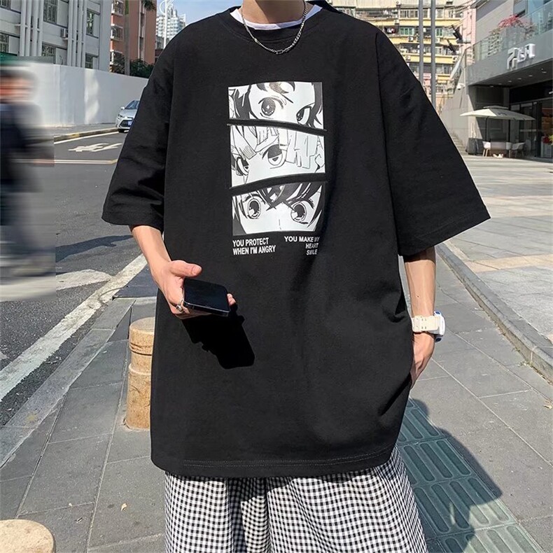 男圆领T恤印花宽松短袖T176P28,男装T恤,星座1116-2
