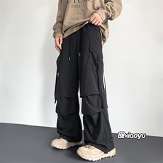 XZ616早秋季新款飘带工装裤冰丝速干休闲裤TY916P55控68，男装休闲裤，星座512A（原616）