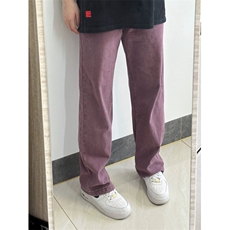 牛仔裤男女休闲裤韩版ins复古宽松百搭小众直筒情侣裤WLN615-p48，男装休闲裤，星座1008