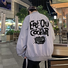 特批夜景街头风棒球服外套宽松字母印花夹克A247-TPF6053特批65，男装夹克，电商A247