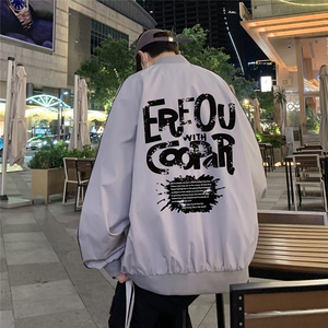 特批夜景街头风棒球服外套宽松字母印花夹克A247-TPF6053 特批65图片
