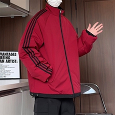MY189/P95双面穿棉服冬季新款两面穿满天星棉衣宽松百搭加厚棉袄，男装棉衣，电商基地A050