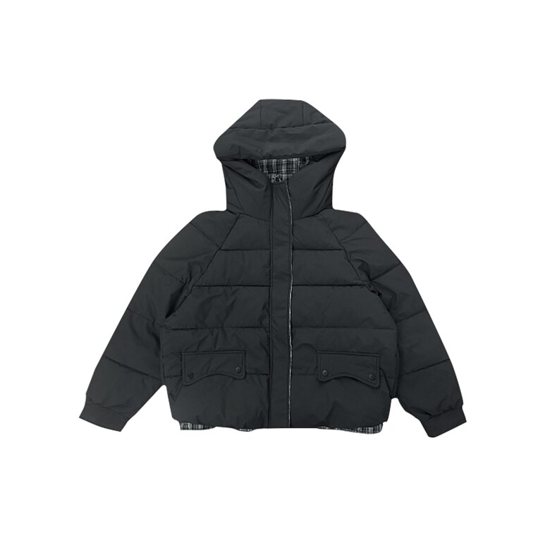 B17/P128控168冬季百搭假两件连帽工装款冲锋衣外套棉衣男黑首1,男装夹克,星座305B