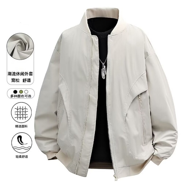 W10190-P50网图现货美式高街vibe潮牌夹克外套棒球服上衣,男装夹克,星座1608