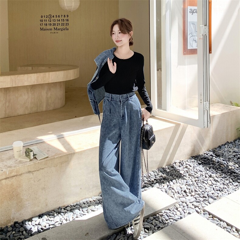 大量主推~秋季新款百搭气质牛仔套装2B237-6075-P175-K248,女装套装/套裙,2B237