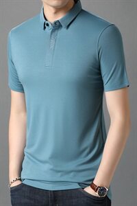 2021夏季男士新款短袖T恤时尚简约商务休闲polo衫 B90301 P58图片