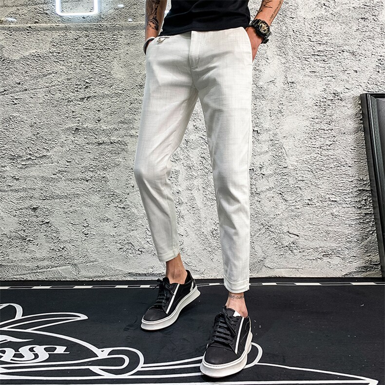 处理社会小伙休闲裤男九分裤9913-总数600条,男装休闲裤,电商C301