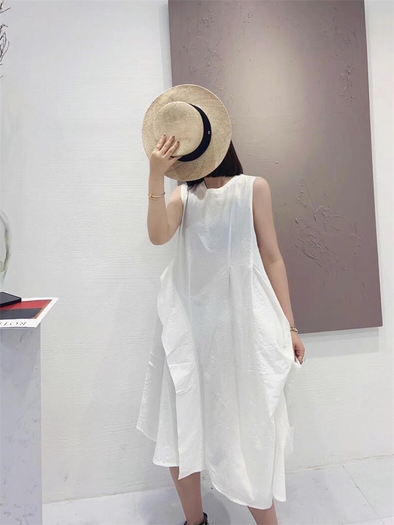 无袖设计款连衣裙，女装连衣裙，S·F·R