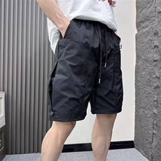 夏季大口袋短裤男百搭宽松多口袋工装五分裤机能风户外速干沙滩裤，男装牛仔裤，星座506A