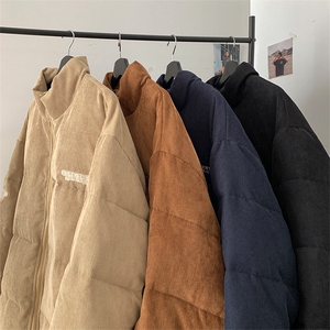 棉服男外套冬季棉袄加厚oversize复古棉衣面包服MY008p128控148图片