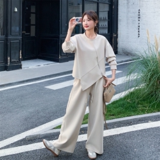 26春新款现-韩系休闲慵懒风拼接叠穿三件套2625-P200K328，女装套装/套裙，2B190