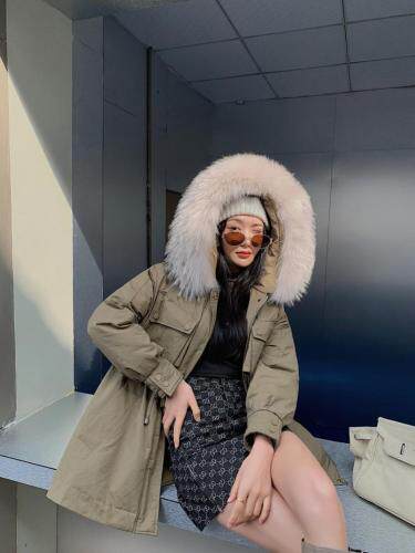 【冬季】新款羽绒服大口袋派克韩版羽绒服，女装羽绒服，E莎