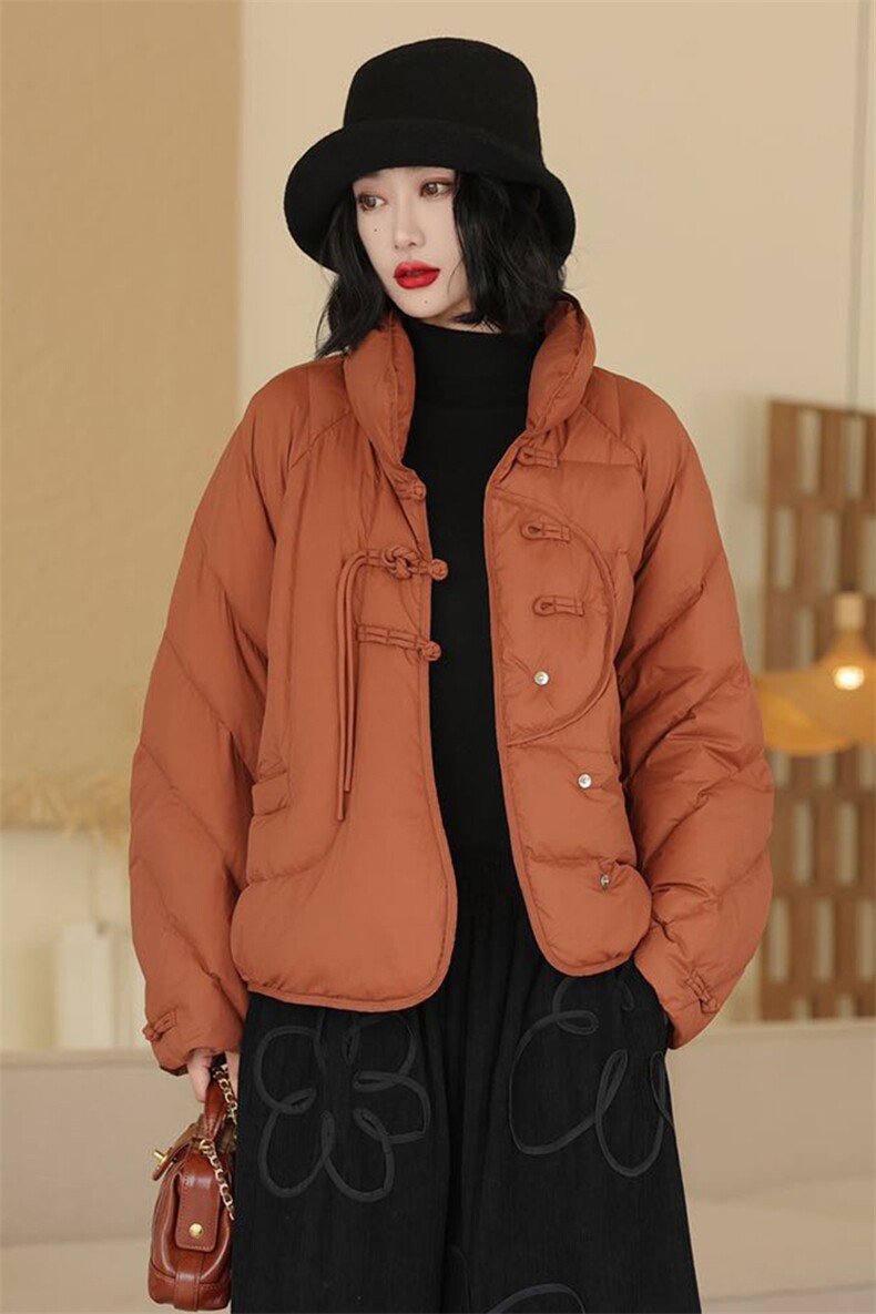 YGYL24冬季新款现货时尚百搭韩版白鸭绒羽绒服,女装羽绒服,阳光伊恋