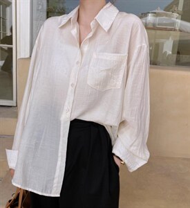 简约系衬衫,女装衬衫,驿谷