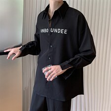 新款衬衫男长袖韩版潮流修身百搭痞帅潮牌衬衣外套CS0188-P40，男装衬衫，星座308B-2
