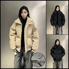 直播现货原版高品质冬季美式帆布皮棉服立体纹理加厚棉衣外套，男装棉衣，电商A486-1