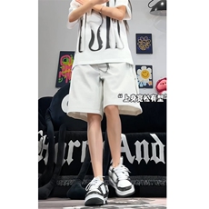 现货大~夏季运动短裤宽松潮流排扣设计休闲裤S025-P30限55，男装牛仔裤，电商A337