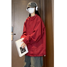 光板得物\唯品\抖音二开高品质机能风连帽冲锋衣夹克F380特P55，男装夹克，电商A247