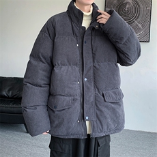 羽绒棉服男冬季休闲冬装潮牌加厚保暖灯芯绒外套男M0776-P105，男装棉衣，星座308B-2
