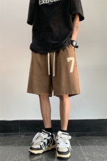 港风重磅320G纯棉水洗做旧休闲裤卫裤A014-DY2327-P45控58，男装休闲裤，电商A014
