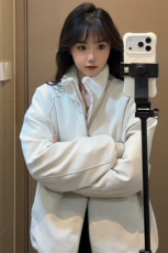 秋冬男士美式高街冬季重磅座山雕貂毛pu皮棉衣男女加厚外套，男装皮衣，电商B319