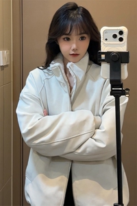 秋冬男士美式高街冬季重磅座山雕貂毛pu皮棉衣男女加厚外套图片