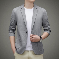 BAMJ-2083钱塘2020-2春秋新款时尚休闲中青年男士西服外套P132，男装西服，钱塘207-2