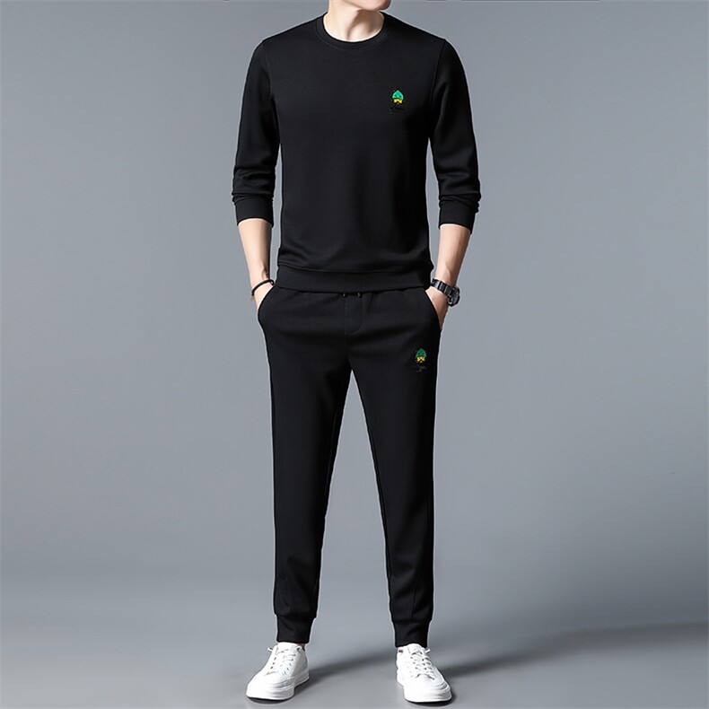 S3050-2钱塘2020-2春秋新款百搭时尚休闲帅气中青年男士套装P132，男装休闲套装，钱塘207-2