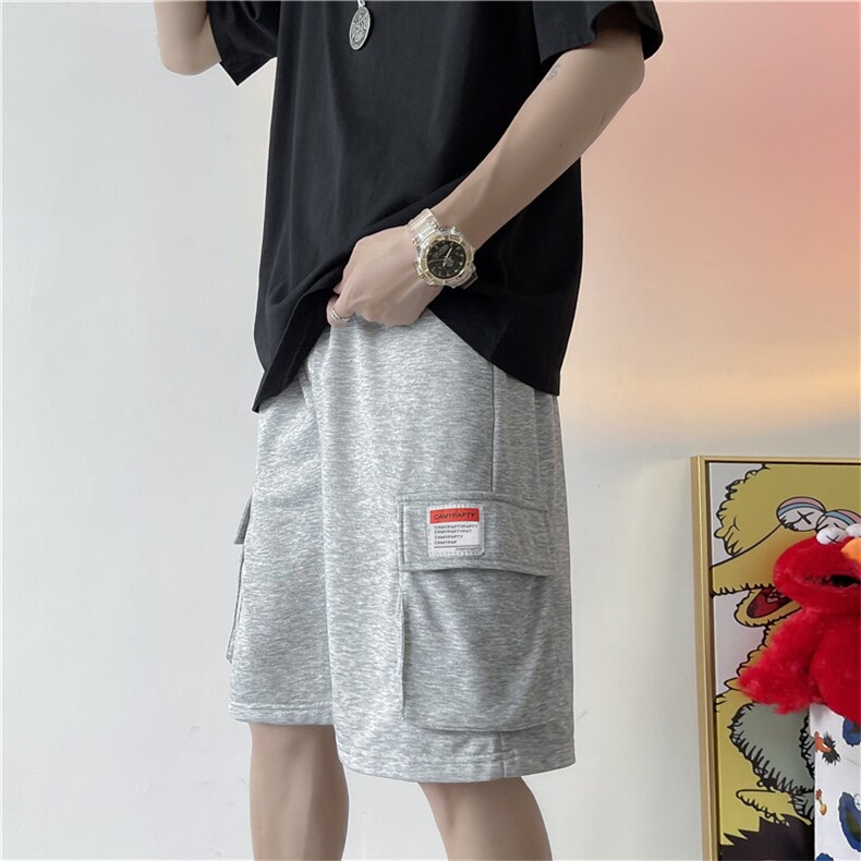 夏潮流时尚直筒男休闲裤流行纯色五分裤新款潮休闲日系K1094-P30,男装休闲裤,星座512-2