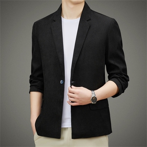 MJ2803男士2023秋新款长袖西服休闲外套单西修身小西装P115图片